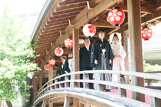 神社で挙式＆屋形船