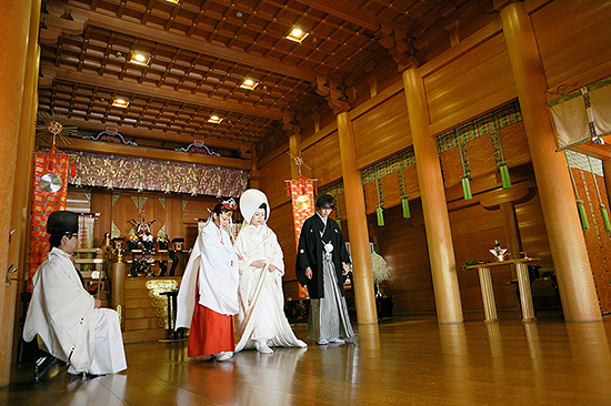神社で挙式＆屋形船