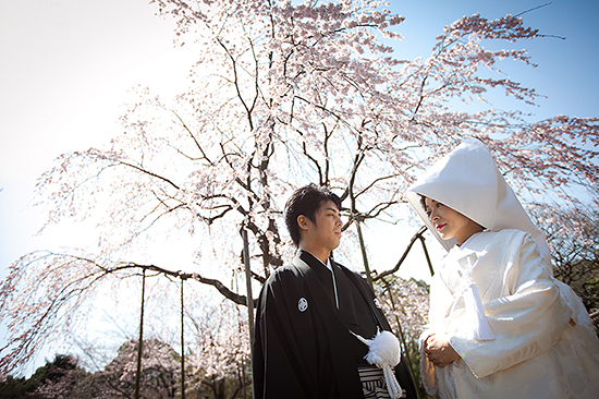 親御様も一緒に<br>和装前撮り