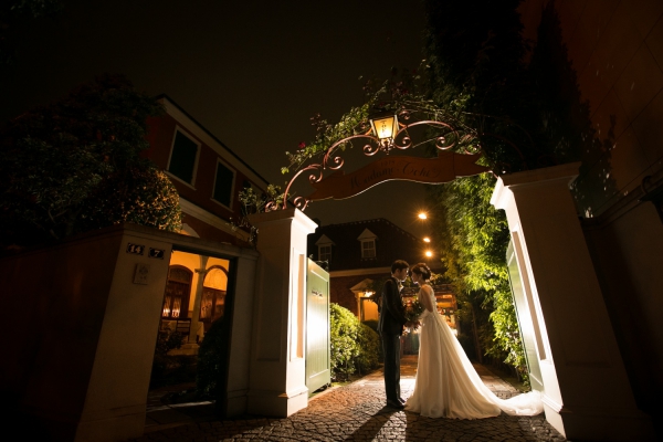 おふたりが過ごした町 神社での結婚式