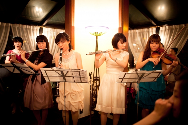 音楽の溢れるあたたかな結婚式