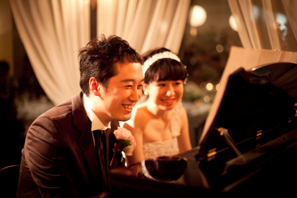 音楽の溢れるあたたかな結婚式