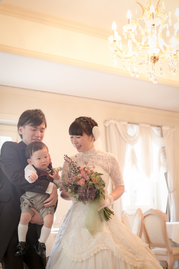 お子様も一緒の結婚式
