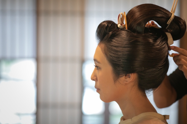 大好きな家族と古民家で祝言