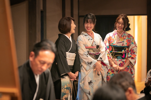 大好きな家族と古民家で祝言