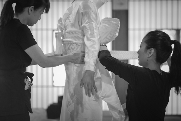 大好きな家族と古民家で祝言