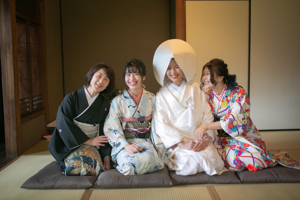 大好きな家族と古民家で祝言