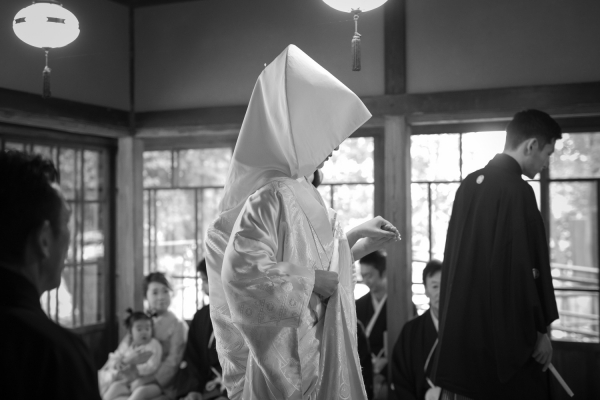 大好きな家族と古民家で祝言