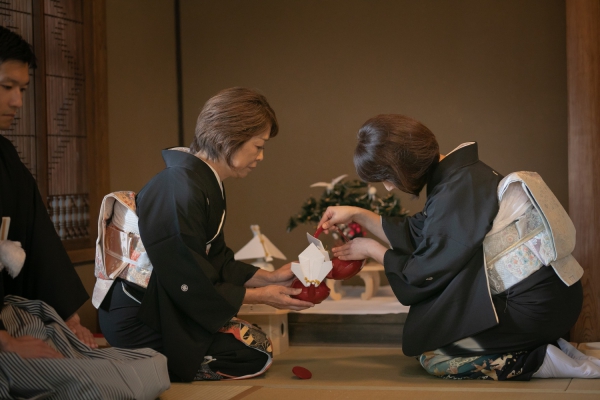 大好きな家族と古民家で祝言