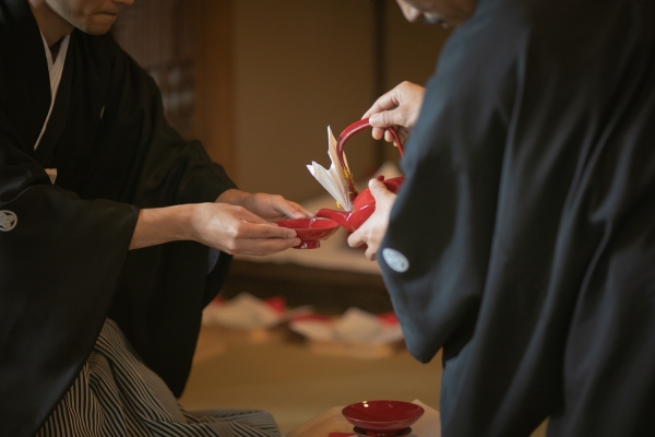 大好きな家族と古民家で祝言