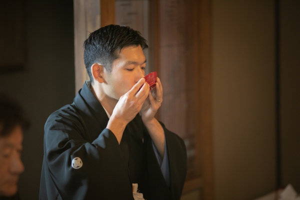 大好きな家族と古民家で祝言