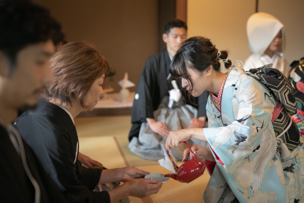 大好きな家族と古民家で祝言