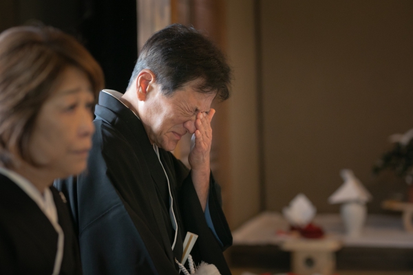 大好きな家族と古民家で祝言