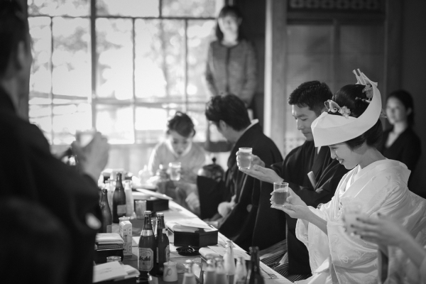 大好きな家族と古民家で祝言