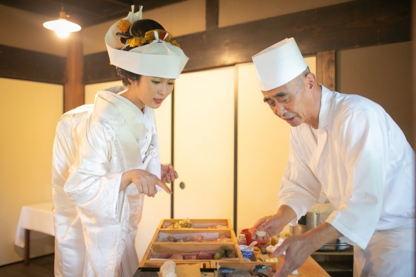 大好きな家族と古民家で祝言