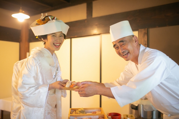 大好きな家族と古民家で祝言