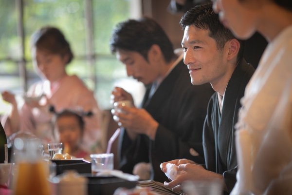 大好きな家族と古民家で祝言