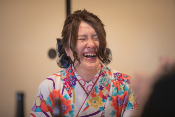 大好きな家族と古民家で祝言