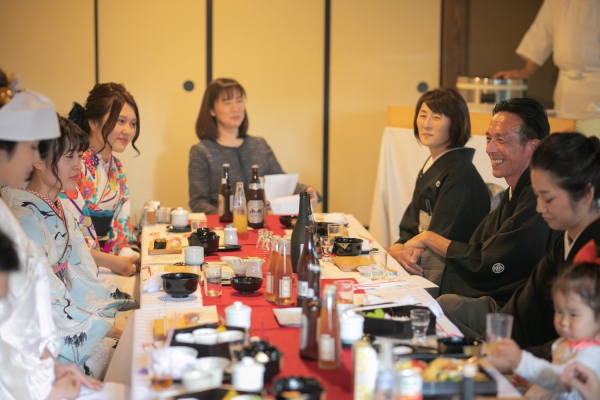 大好きな家族と古民家で祝言