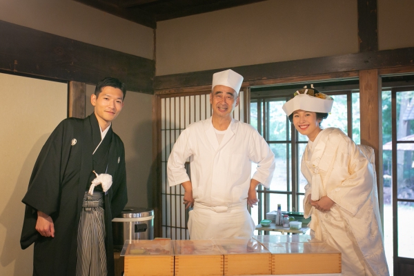 大好きな家族と古民家で祝言