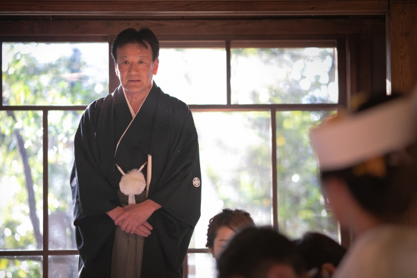 大好きな家族と古民家で祝言