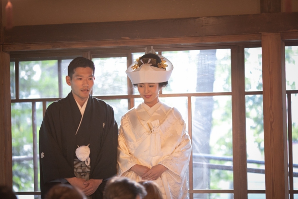 大好きな家族と古民家で祝言