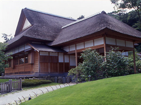 【横浜市中区】三渓園　鶴翔閣（旧原家住宅）　横浜市指定有形文化財